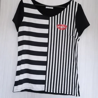 T-shirt Cache Cache rayé – Taille L – Très bon état